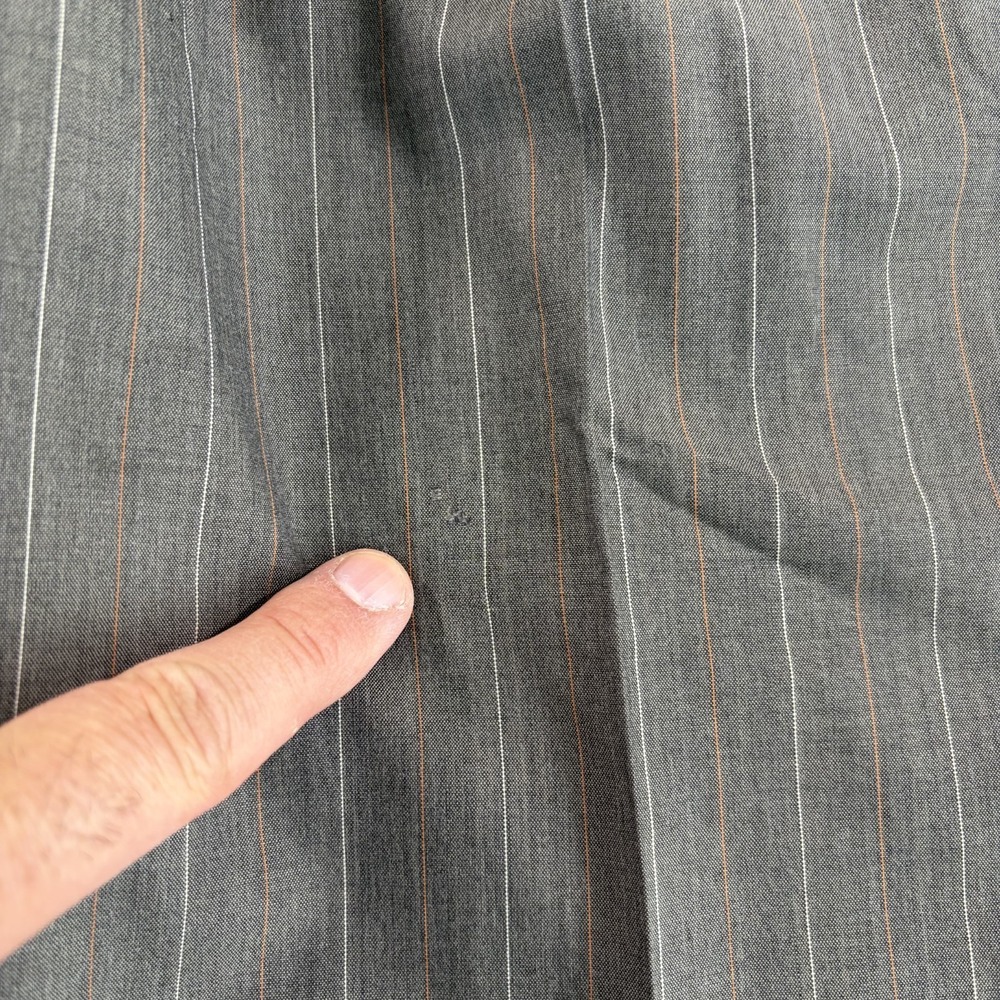Kiton Napoli Pleated Dress Trouser Pants in Grey Multi Striped Wool Men 34x29 - Picture 10 of 15